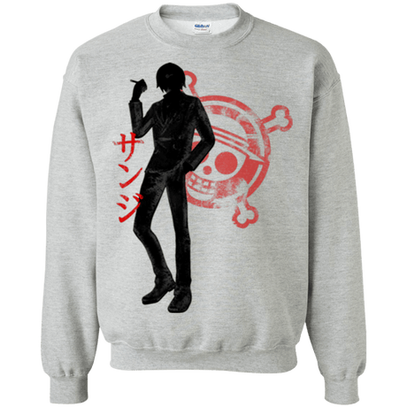 Sweatshirts Sport Grey / Small Sanji Crewneck Sweatshirt