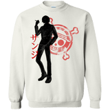 Sweatshirts White / Small Sanji Crewneck Sweatshirt