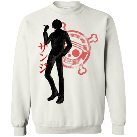 Sweatshirts White / Small Sanji Crewneck Sweatshirt