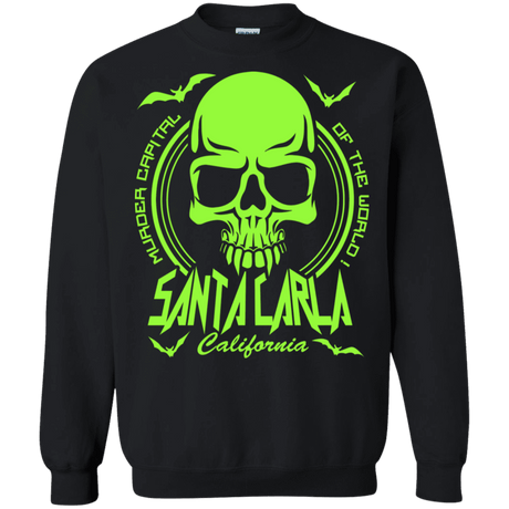 Sweatshirts Black / S Santa Carla Crewneck Sweatshirt