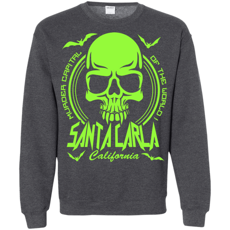 Sweatshirts Dark Heather / S Santa Carla Crewneck Sweatshirt