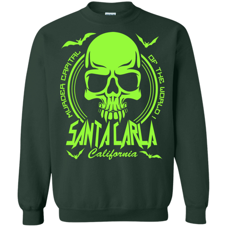 Sweatshirts Forest Green / S Santa Carla Crewneck Sweatshirt