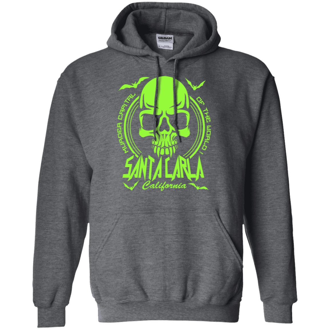 Sweatshirts Dark Heather / S Santa Carla Pullover Hoodie