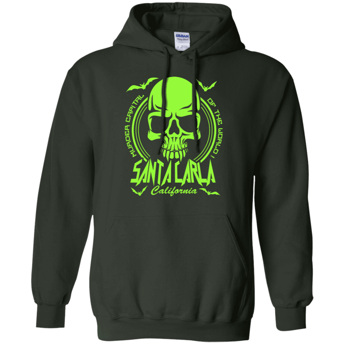 Sweatshirts Forest Green / S Santa Carla Pullover Hoodie