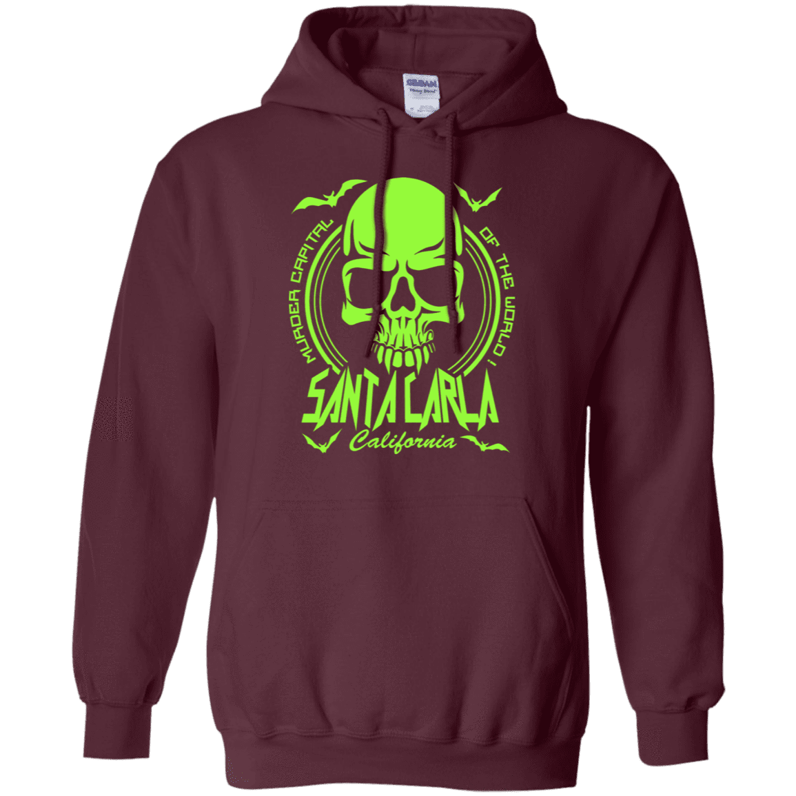 Sweatshirts Maroon / S Santa Carla Pullover Hoodie