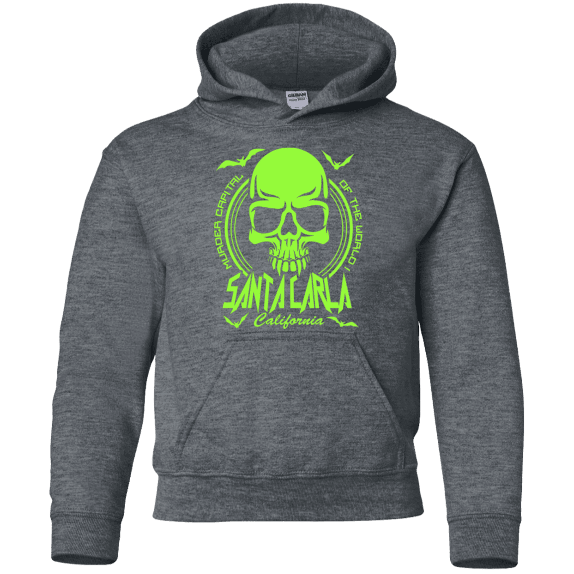 Sweatshirts Dark Heather / YS Santa Carla Youth Hoodie