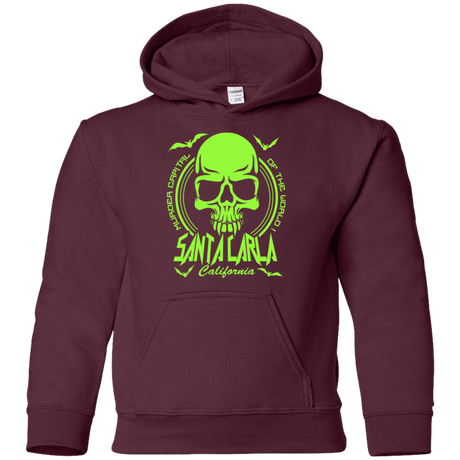 Sweatshirts Maroon / YS Santa Carla Youth Hoodie