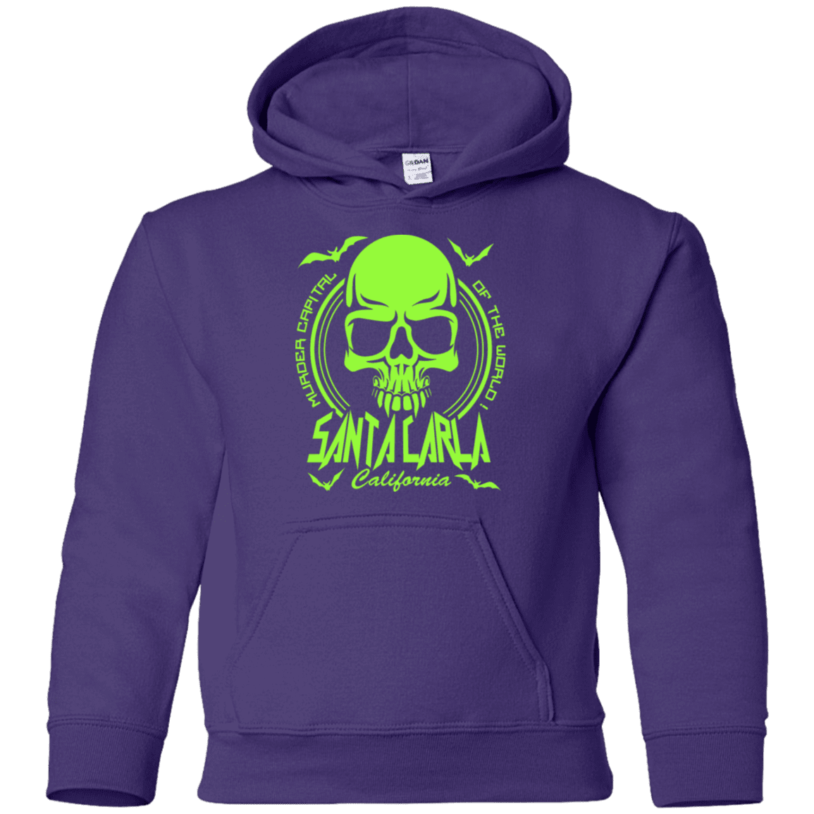 Sweatshirts Purple / YS Santa Carla Youth Hoodie