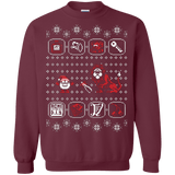 Sweatshirts Maroon / Small Santa Of The Yolkfolk Crewneck Sweatshirt