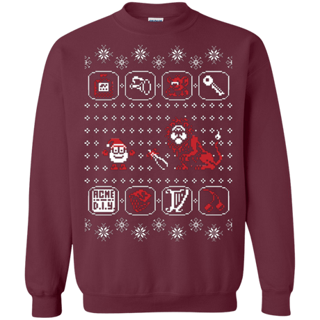 Sweatshirts Maroon / Small Santa Of The Yolkfolk Crewneck Sweatshirt