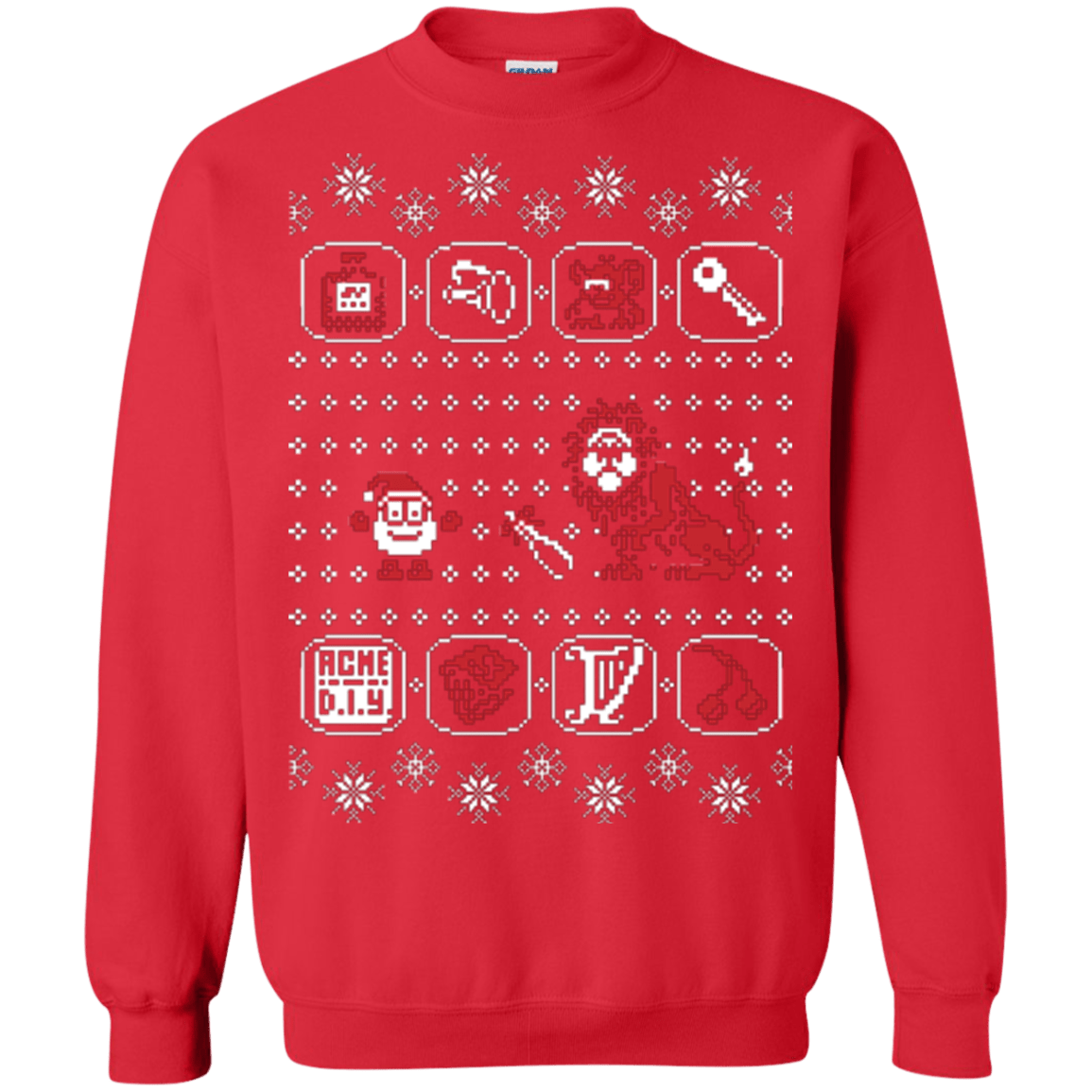 Sweatshirts Red / Small Santa Of The Yolkfolk Crewneck Sweatshirt