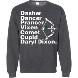 Sweatshirts Dark Heather / Small Santas Helper Crewneck Sweatshirt