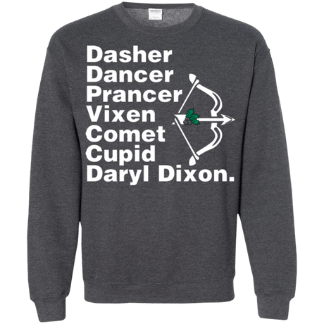 Sweatshirts Dark Heather / Small Santas Helper Crewneck Sweatshirt