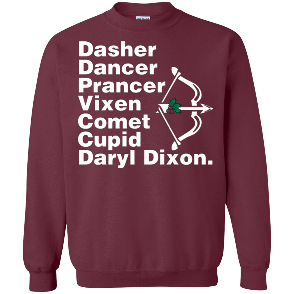 Sweatshirts Maroon / Small Santas Helper Crewneck Sweatshirt