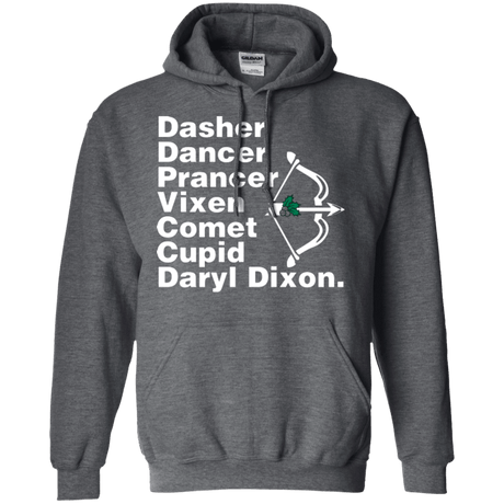 Sweatshirts Dark Heather / Small Santas Helper Pullover Hoodie