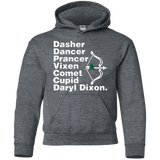 Sweatshirts Dark Heather / YS Santas Helper Youth Hoodie