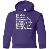 Sweatshirts Purple / YS Santas Helper Youth Hoodie