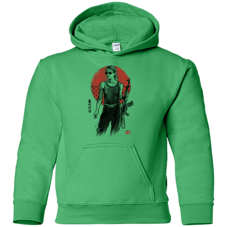 Sweatshirts Irish Green / YS Sarah Youth Hoodie