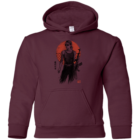 Sweatshirts Maroon / YS Sarah Youth Hoodie