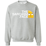 Sweatshirts Sport Grey / S Sarcasm Face Crewneck Sweatshirt