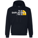 Sweatshirts Navy / S Sarcasm Face Premium Fleece Hoodie