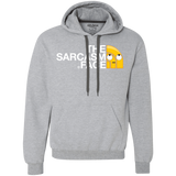 Sweatshirts Sport Grey / S Sarcasm Face Premium Fleece Hoodie