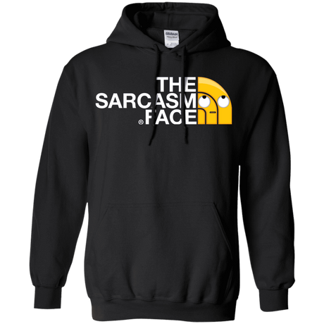 Sweatshirts Black / S Sarcasm Face Pullover Hoodie