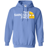 Sweatshirts Carolina Blue / S Sarcasm Face Pullover Hoodie