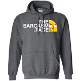 Sweatshirts Dark Heather / S Sarcasm Face Pullover Hoodie