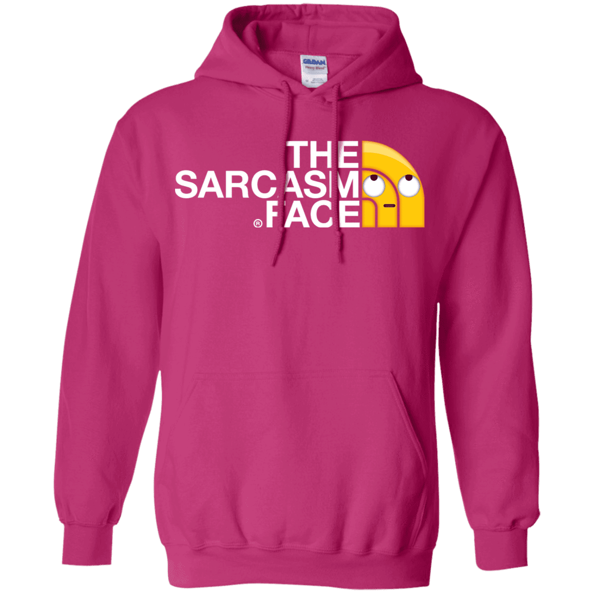 Sweatshirts Heliconia / S Sarcasm Face Pullover Hoodie