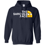 Sweatshirts Navy / S Sarcasm Face Pullover Hoodie