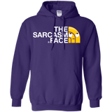 Sweatshirts Purple / S Sarcasm Face Pullover Hoodie