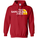 Sweatshirts Red / S Sarcasm Face Pullover Hoodie