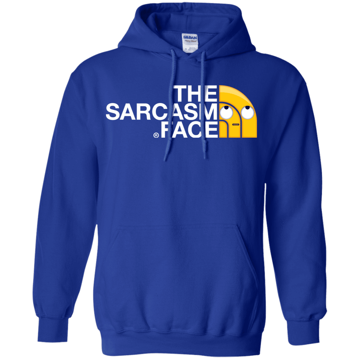 Sweatshirts Royal / S Sarcasm Face Pullover Hoodie