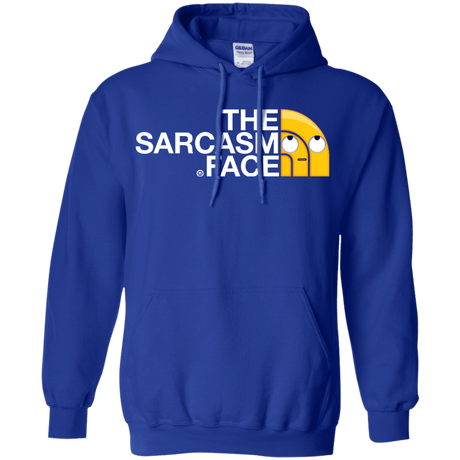 Sweatshirts Royal / S Sarcasm Face Pullover Hoodie