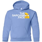 Sweatshirts Carolina Blue / YS Sarcasm Face Youth Hoodie