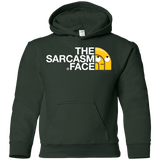 Sweatshirts Forest Green / YS Sarcasm Face Youth Hoodie