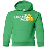 Sweatshirts Irish Green / YS Sarcasm Face Youth Hoodie