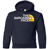 Sweatshirts Navy / YS Sarcasm Face Youth Hoodie