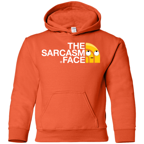 Sweatshirts Orange / YS Sarcasm Face Youth Hoodie