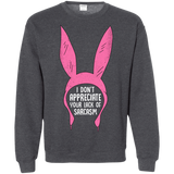 Sweatshirts Dark Heather / S Sarcasm Wins Crewneck Sweatshirt