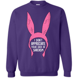Sweatshirts Purple / S Sarcasm Wins Crewneck Sweatshirt