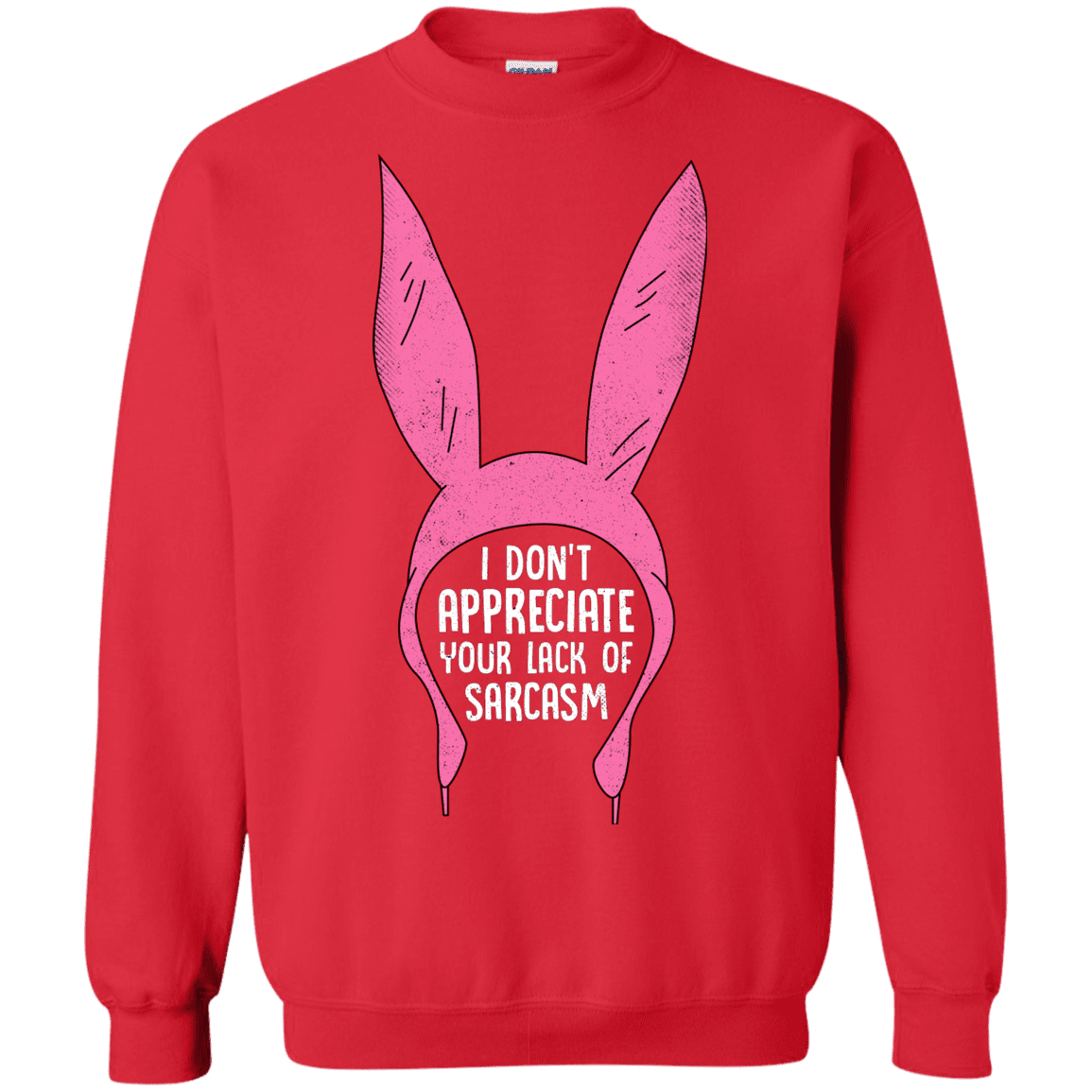 Sweatshirts Red / S Sarcasm Wins Crewneck Sweatshirt