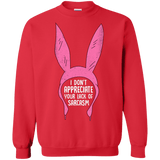 Sweatshirts Red / S Sarcasm Wins Crewneck Sweatshirt