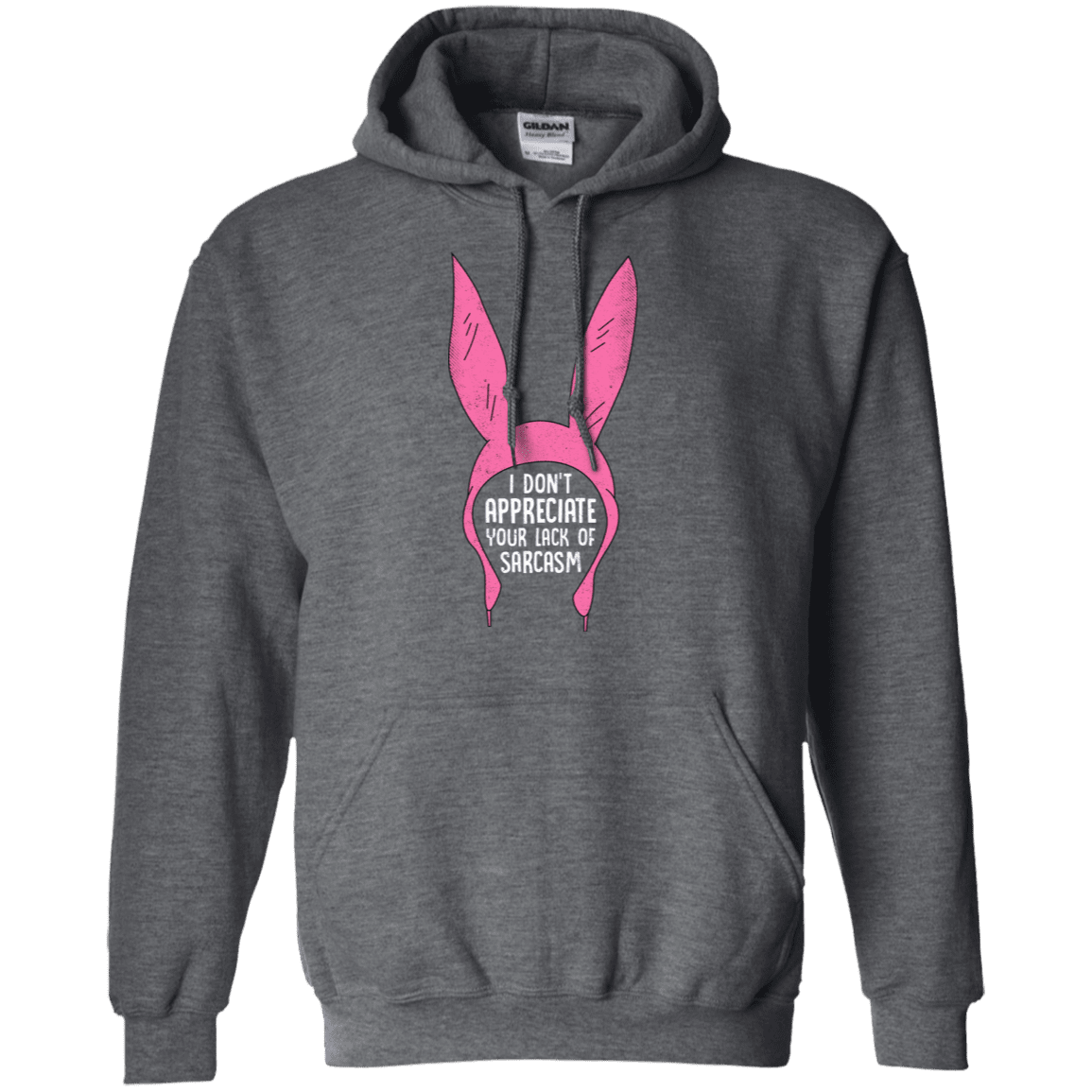 Sweatshirts Dark Heather / S Sarcasm Wins Pullover Hoodie