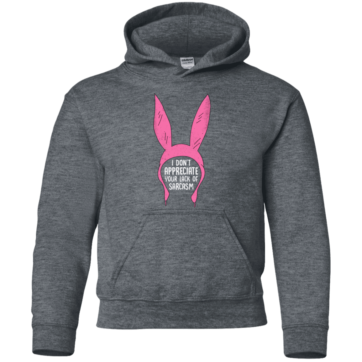 Sweatshirts Dark Heather / YS Sarcasm Wins Youth Hoodie