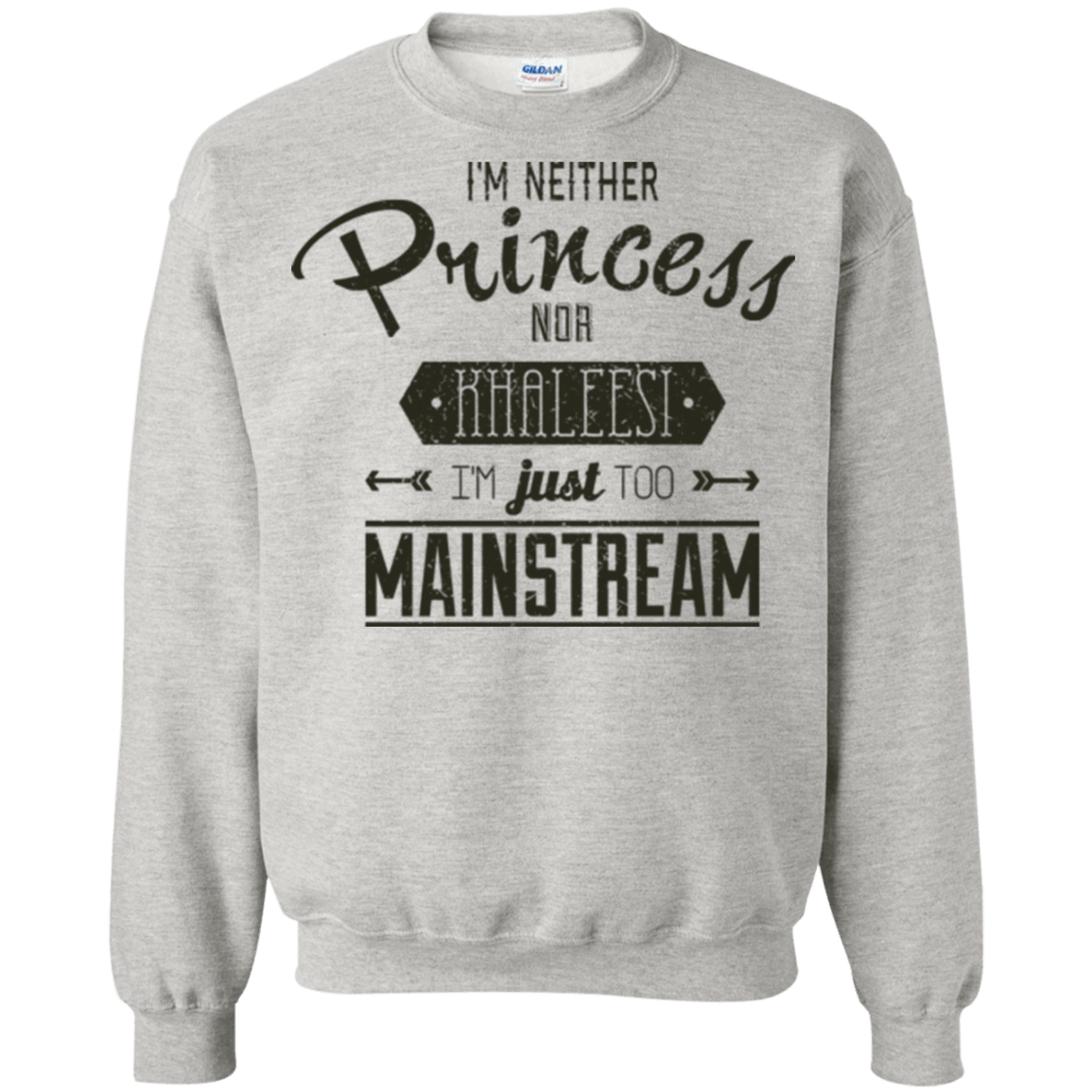 Sweatshirts Ash / Small Sarcastic Girl Crewneck Sweatshirt