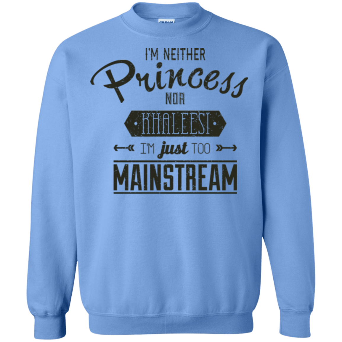 Sweatshirts Carolina Blue / Small Sarcastic Girl Crewneck Sweatshirt