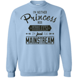 Sweatshirts Light Blue / Small Sarcastic Girl Crewneck Sweatshirt