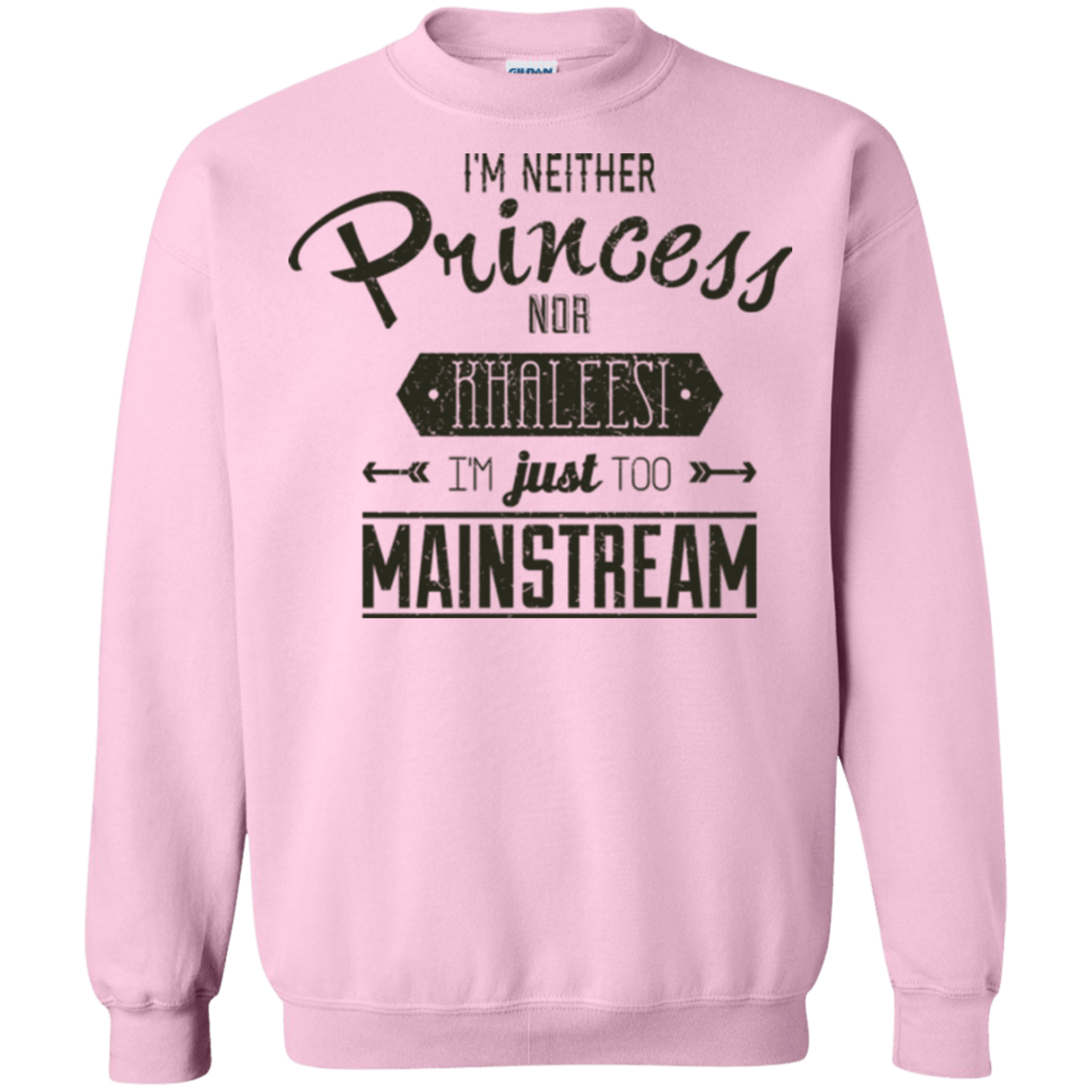 Sweatshirts Light Pink / Small Sarcastic Girl Crewneck Sweatshirt